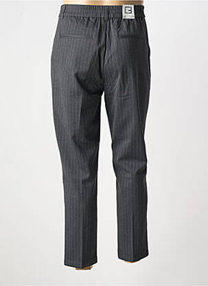 Pantalon 7/8 țesătură melanj talie înaltă gri CASUAL FRIDAY bărbat