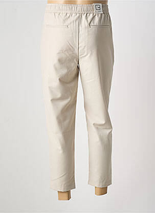 Pantalon 7/8 țesătură poplin mărime normală bej CASUAL FRIDAY bărbat