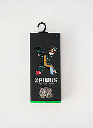 Boxer verde XPOOOS bărbat