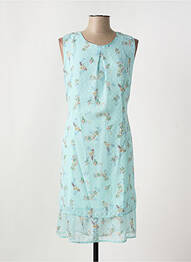 Rochie midi croială fluidă fără mâneci albastru GRIFFON femme