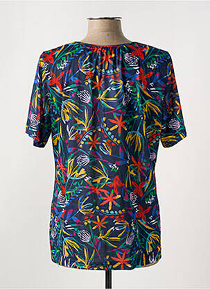 Tricou elasticitate mâneci scurte albastru GRIFFON femeie