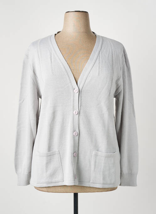 Vestă cu mâneci lungi gri GRIFFON femeie