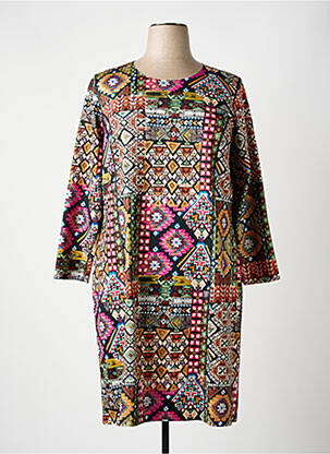 Rochie midi mâneci 3/4 mâneci 3/4 negru GUY DUBOUIS femeie