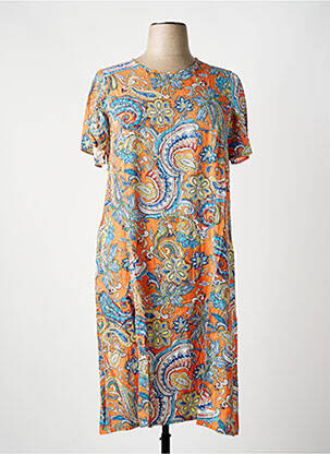 Rochie midi portocaliu GUY DUBOUIS femeie