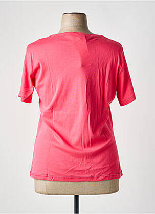 Tricou elasticitate mâneci scurte roz GRIFFON femeie