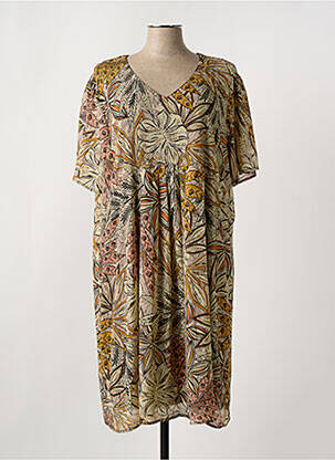 Rochie midi bej GRIFFON femeie