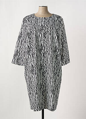 Rochie midi mâneci 3/4 mâneci 3/4 negru GRIFFON femeie