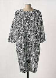Rochie midi mâneci 3/4 mâneci 3/4 negru GRIFFON femme