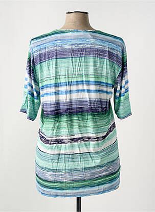 Tricou elasticitate mâneci scurte verde GRIFFON femeie