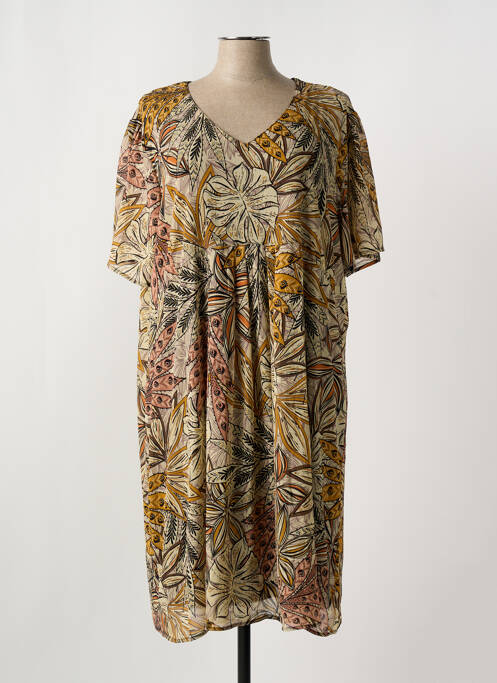 Rochie midi bej GRIFFON femeie