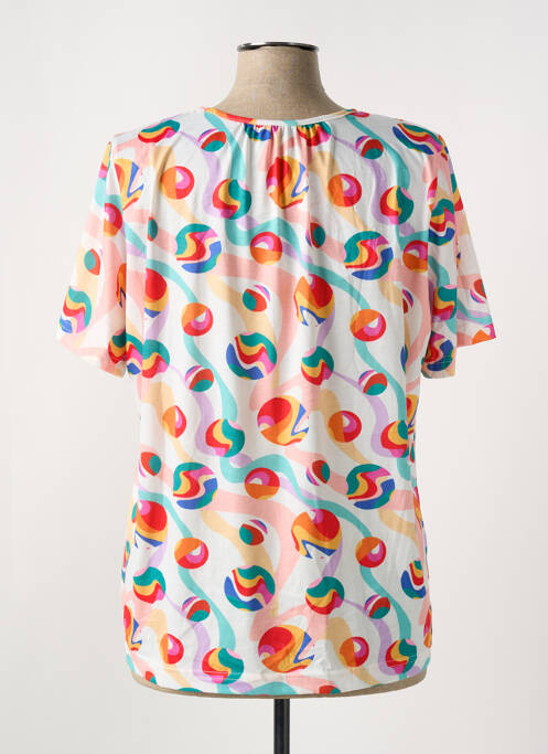 Tricou imprimeu fantezie mâneci scurte portocaliu GRIFFON femme