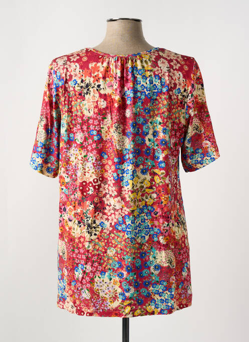 Tricou elasticitate mâneci scurte roșu GRIFFON femme