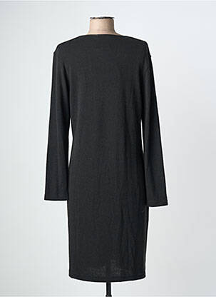Rochie midi imprimeu fantezie mâneci lungi negru GRIFFON femeie