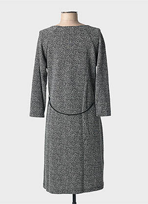 Rochie pulover țesătură melanj mâneci lungi negru GRIFFON femeie