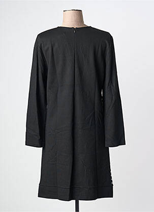 Rochie midi imprimeu fantezie mâneci lungi negru GRIFFON femeie