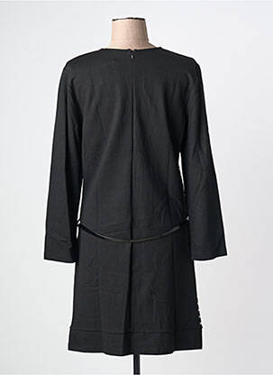 Rochie midi imprimeu fantezie mâneci lungi negru GRIFFON femeie
