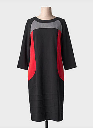 Rochie midi mâneci lungi mâneci lungi negru GRIFFON femeie