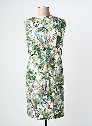 Rochie midi fără mâneci fără mâneci verde GRIFFON femeie