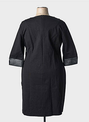 Rochie midi mâneci 3/4 mâneci 3/4 negru GRIFFON femeie