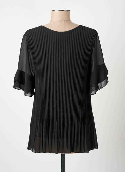 Top negru COULEURS DU TEMPS femeie