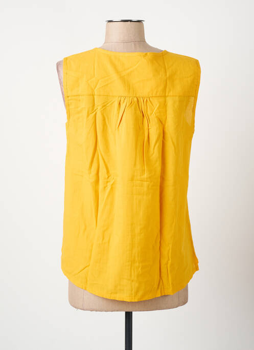 Cămașă croială dreaptă fără mâneci galben GRIFFON femme