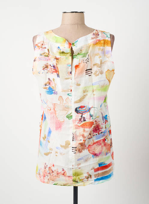 Top alb GUY DUBOUIS femeie