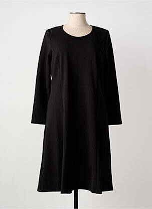 Rochie midi mâneci lungi mâneci lungi negru GUY DUBOUIS femeie