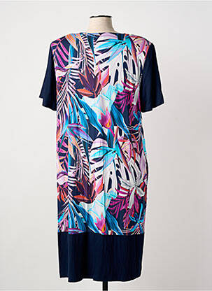 Rochie midi mâneci scurte mâneci scurte albastru EGATEX femeie