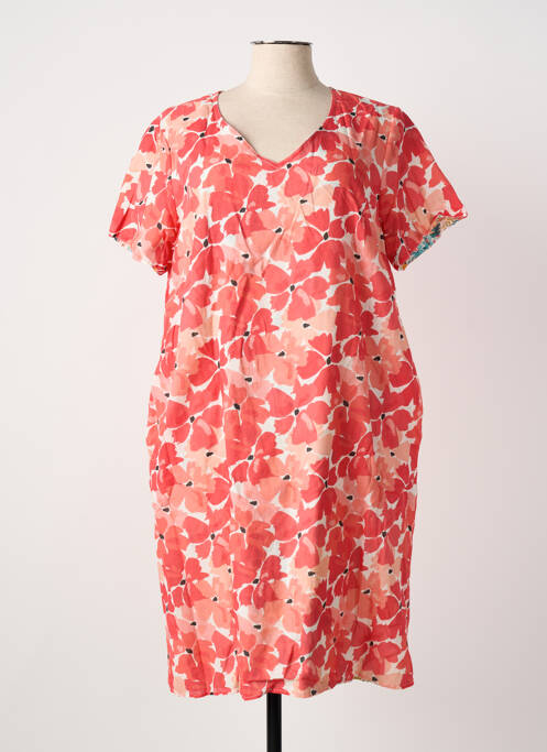 Rochie midi roz GUY DUBOUIS femeie