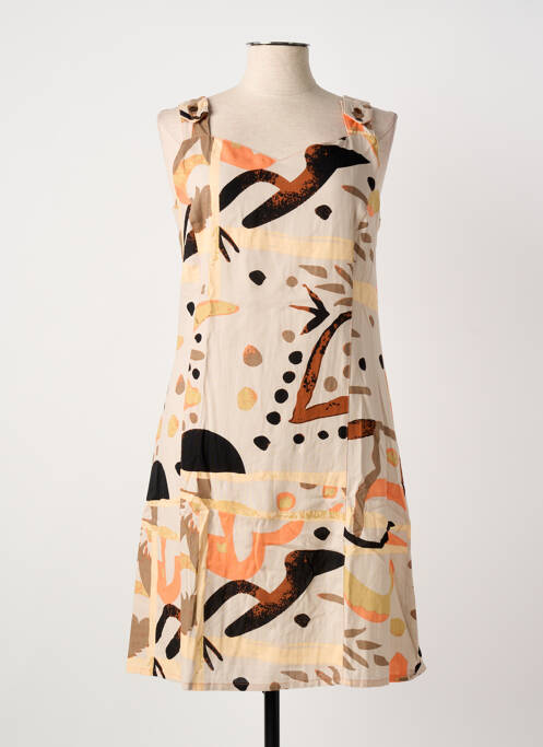 Rochie midi bej GUY DUBOUIS femeie