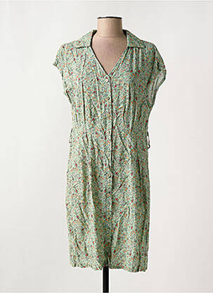 Rochie scurtă verde COULEURS DU TEMPS femeie