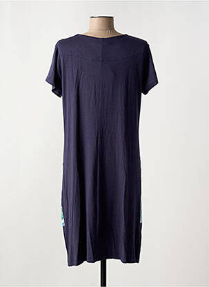 Rochie midi mâneci scurte mâneci scurte albastru EGATEX femeie