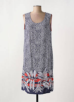 Rochie midi albastru MASSANA femeie