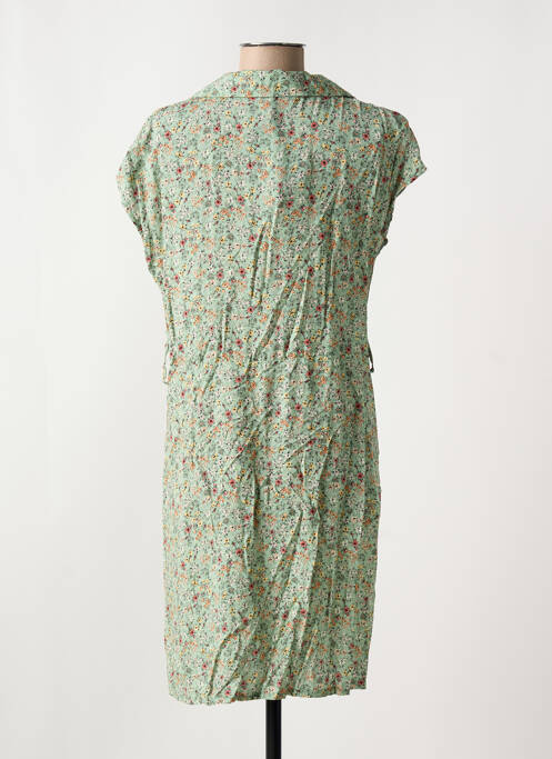 Rochie scurtă verde COULEURS DU TEMPS femeie