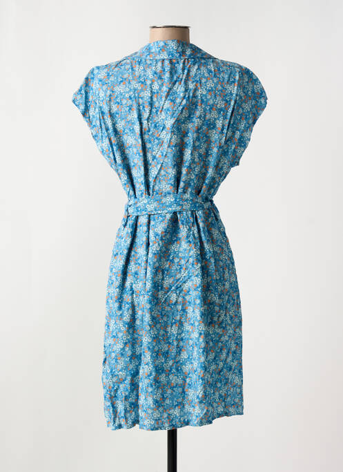 Rochie scurtă albastru COULEURS DU TEMPS femeie