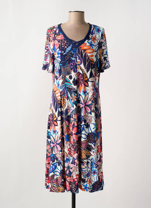 Rochie midi albastru MASSANA femeie