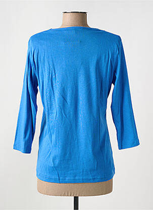 Tricou mâneci 3/4 mâneci 3/4 albastru I.ODENA femeie