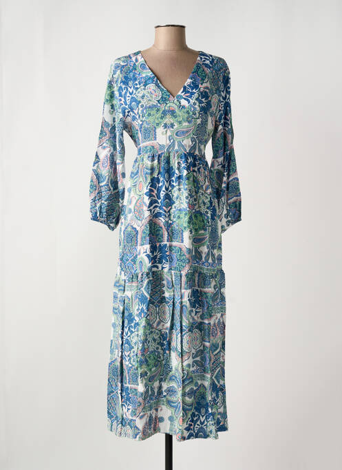 Rochie lungă albastru GRIFFON femeie