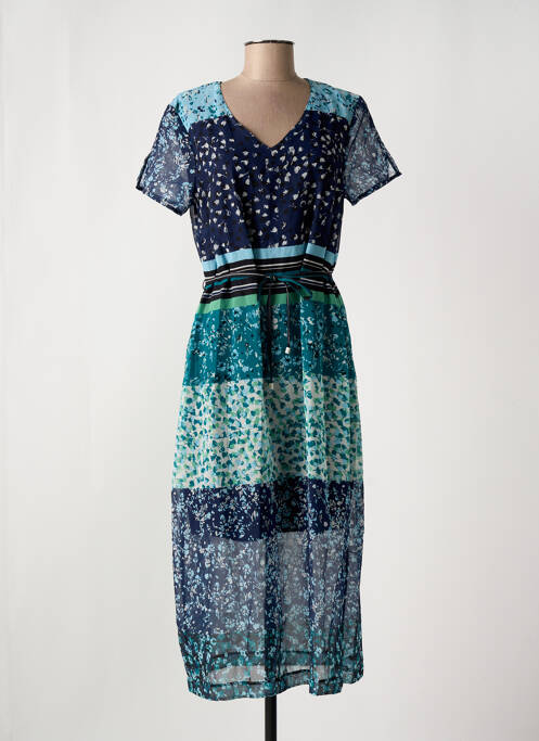 Rochie lungă albastru GRIFFON femeie