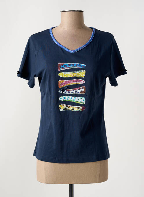 Tricou albastru I.ODENA femeie