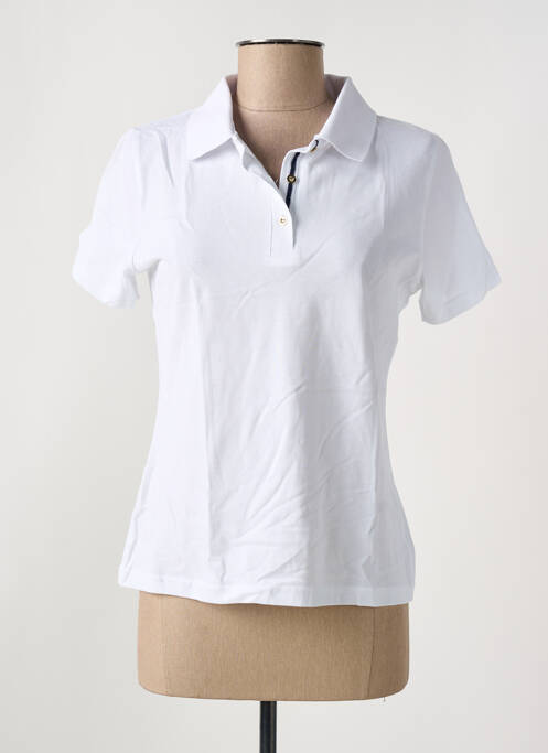 Polo alb I.ODENA femeie