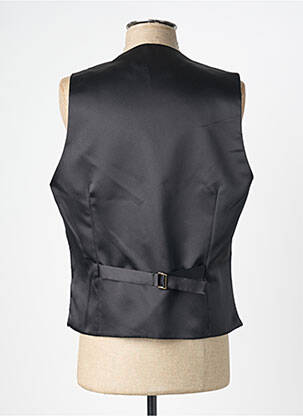 Vestă fără mâneci țesătură satinată negru GREGE CREATION bărbat