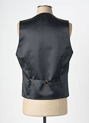 Vestă fără mâneci efect material satinat negru GREGE CREATION bărbat