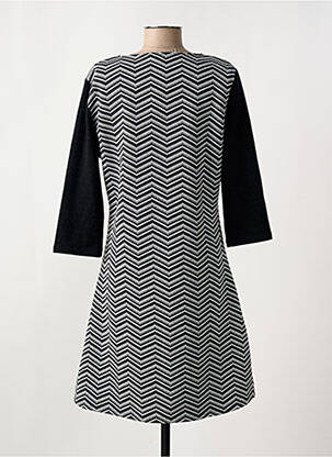 Rochie midi mâneci 3/4 mâneci 3/4 gri SMASH WEAR femeie