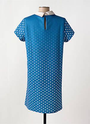 Rochie scurtă mâneci scurte mâneci scurte albastru SMASH WEAR femeie