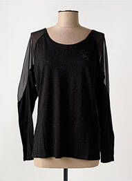 Top elasticitate mâneci lungi negru KAPORAL femme