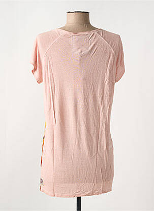 Tricou imprimeu fantezie mâneci scurte roz CHIPIE femeie