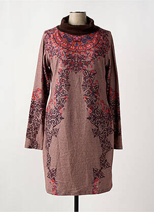 Rochie pulover roz SMASH WEAR femeie