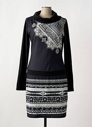 Rochie pulover negru SMASH WEAR femeie