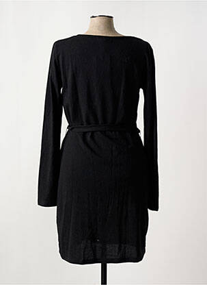 Rochie midi imprimeu fantezie mâneci lungi negru SMASH WEAR femeie